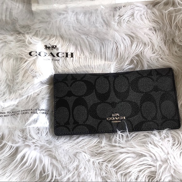 Coach Handbags - NWT Coach bifold wallet/ signature canvas